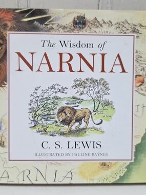 Vintage 2001- The Wisdom of Narnia by C.S. Lewis - Illustrated Hardcover